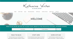 Desktop Screenshot of katharine-writes.com